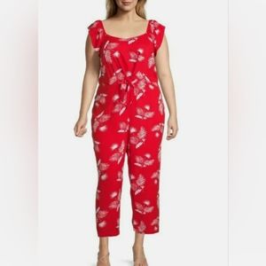 St.John's Bay Red Jumpsuit Sleeveless